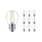 Voordeelpak 10x Philips Corepro LED Lamp E27 Peer Helder 7W 806lm - 827 Zeer Warm Wit | Vervangt 60W
