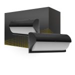 LED Wandlamp Zwart 12W 1200lm - 840 Koel Wit | IP54