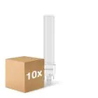 Voordeelpak 10x Noxion Lucent PL-S LED 4.3W 540lm - 830 Warm Wit | Vervangt 9W