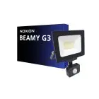 Noxion LED Breedstraler Beamy G3 30W 3300lm 110D - 830 Warm Wit | IP65 - Bewegings- En Lichtsensor - Symmetrisch