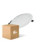 Voordeelpak 6x Ledvance LED Downlight Value DN180 17W 1350lm 110D - 830 Warm Wit | 192mm 